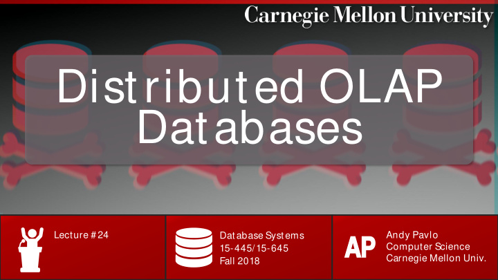 distributed olap databases