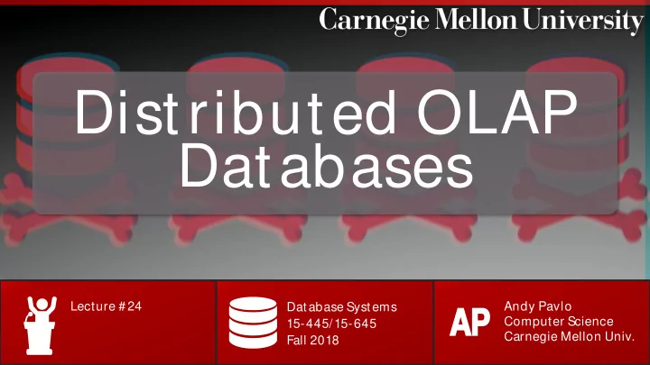 distributed olap databases