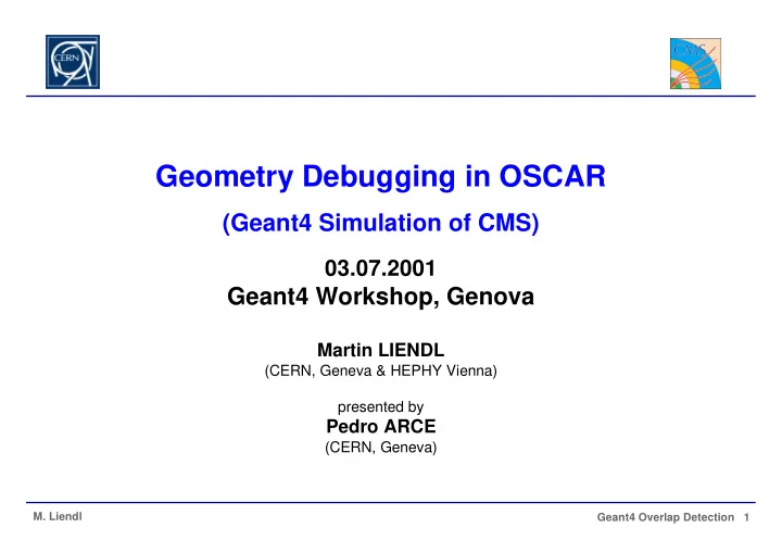 geometry debugging in oscar