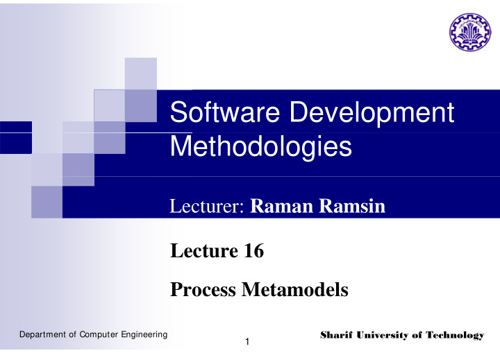 software development methodologies