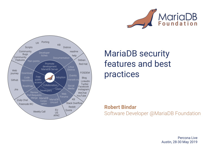 mariadb security features and best practices
