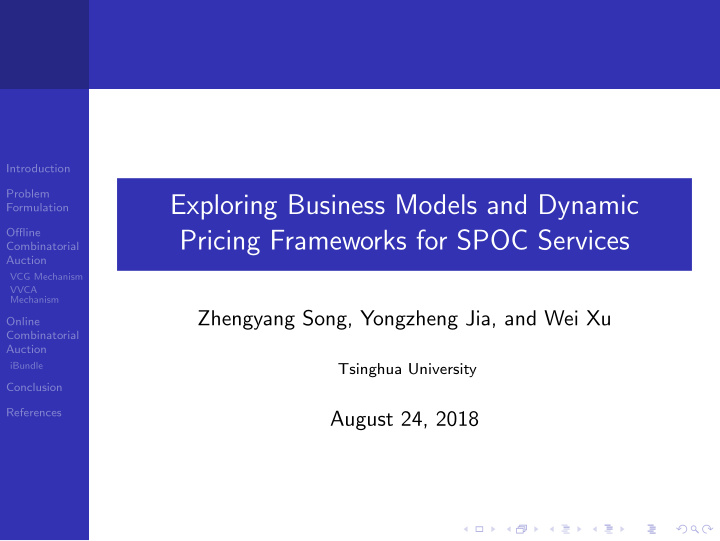 exploring business models and dynamic