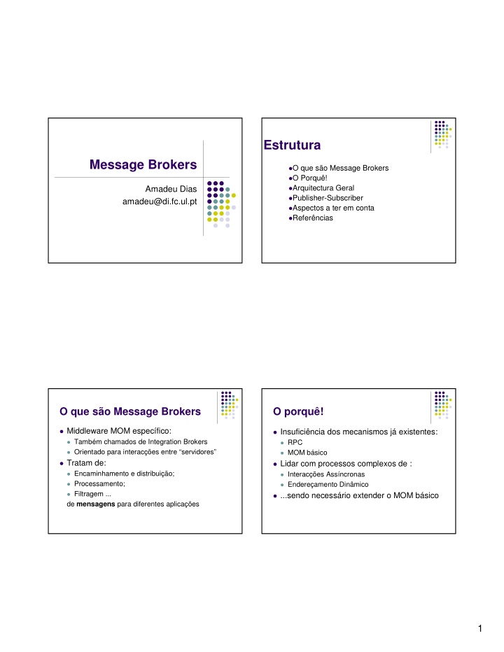 estrutura message brokers