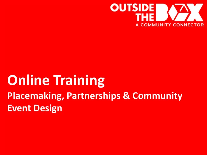 online training