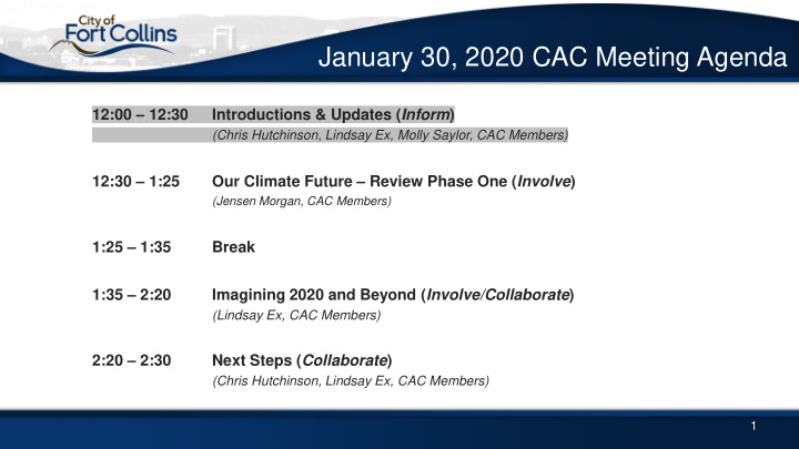 january 30 2020 cac meeting agenda