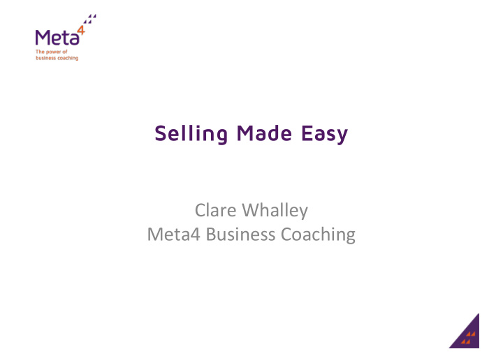 selling made easy