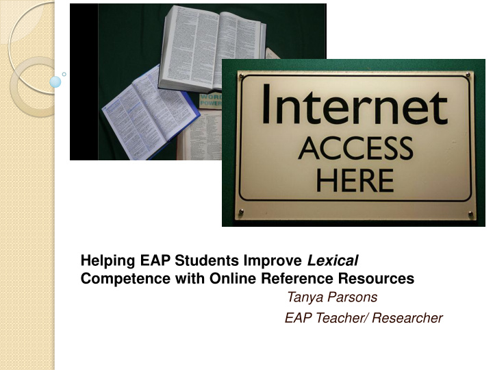 competence with online reference resources tanya parsons