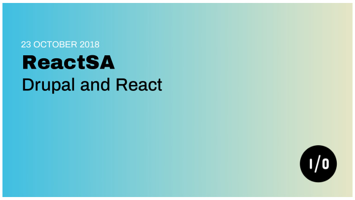 reactsa