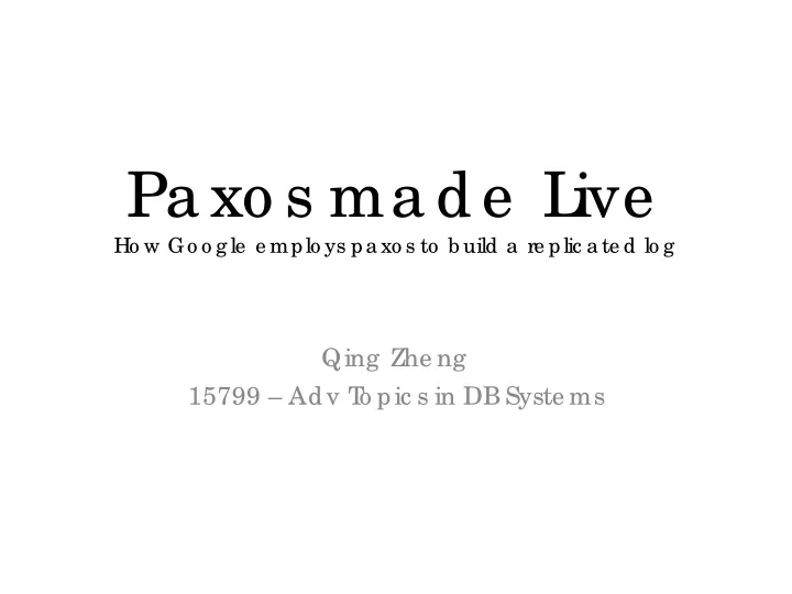 pa xo s ma de l ive