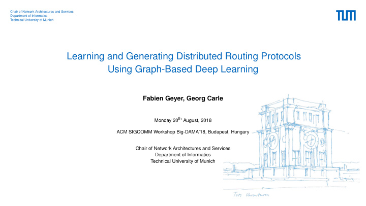 learning and generating distributed routing protocols