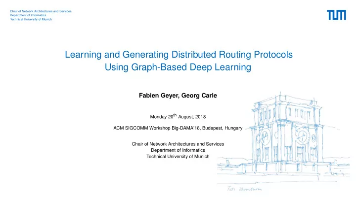 learning and generating distributed routing protocols