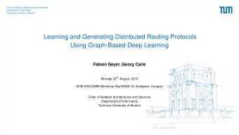 Learning and Generating Distributed Routing Protocols  Using Graph-Based Deep Learning  Fabien