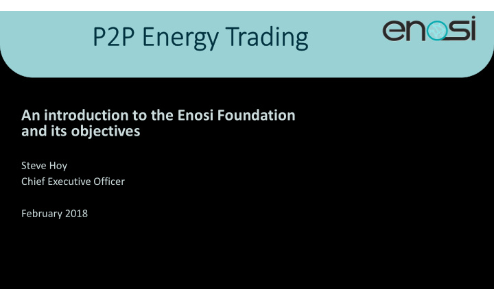 p2p energy trading