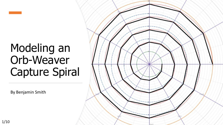 modeling an orb weaver capture spiral