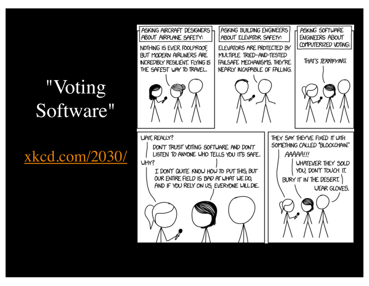 voting software