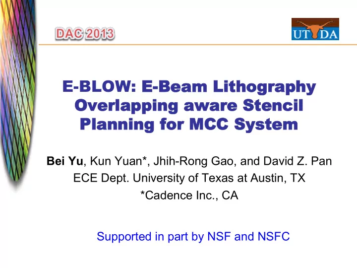 e blow e b beam eam lit lithogr hography aphy ov over