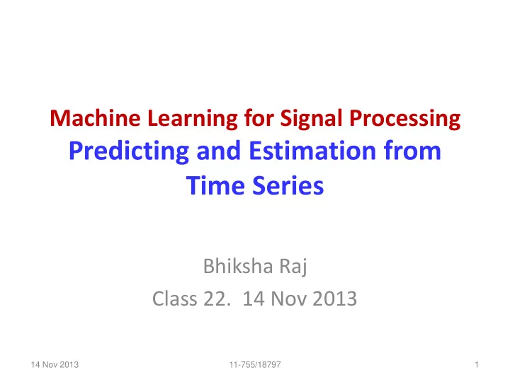 time series