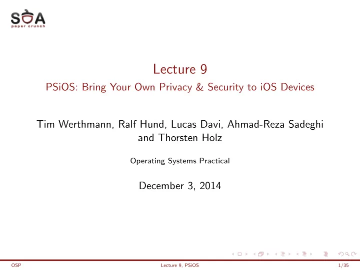 lecture 9