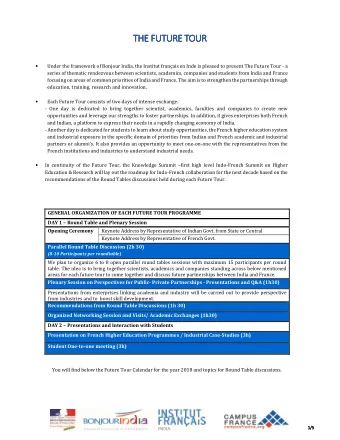 THE FUTURE TOUR  THE FUTURE TOUR  THE FUTURE TOUR  THE FUTURE TOUR   Under the framework of