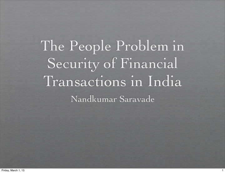 transactions in india