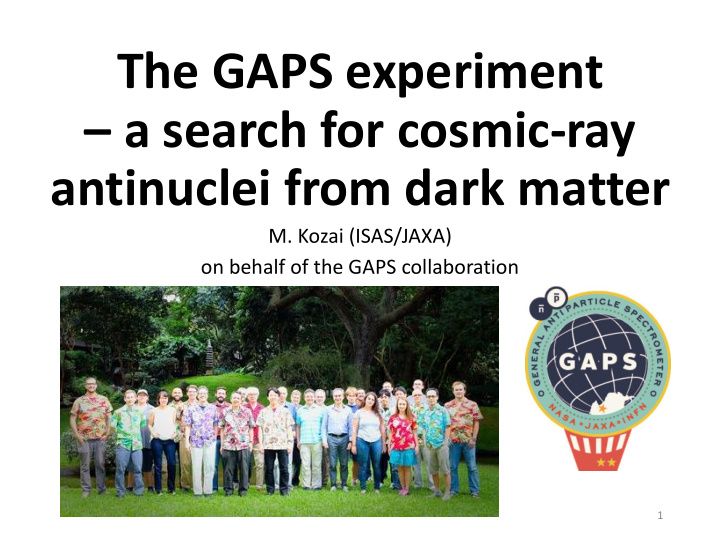 the gaps experiment