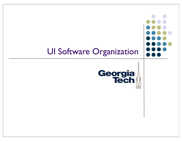 ui software organization