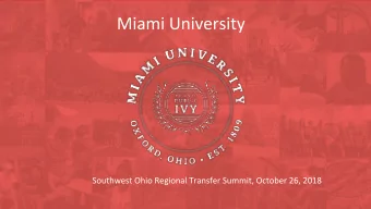 Oxford Campus  Tuition, fees, and scholarship opportunities  OHIO RESIDENTS  TRANSFER SCHOLARSHIPS