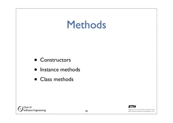 Methods  Constructors  Instance methods  Class methods  30  Constructors  have the same
