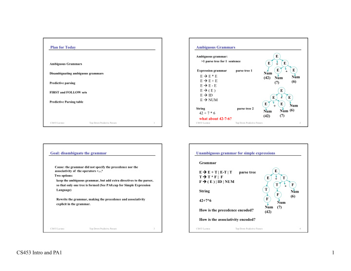 cs453 intro and pa1 1