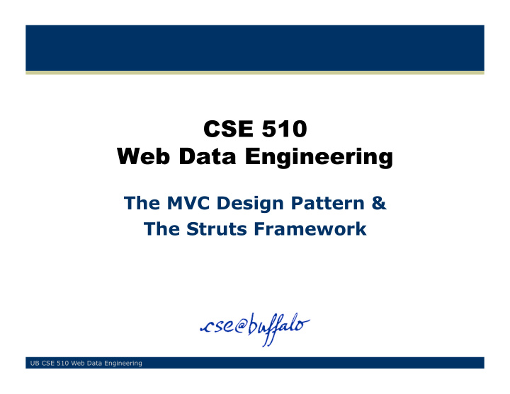 cse 510 web data engineering