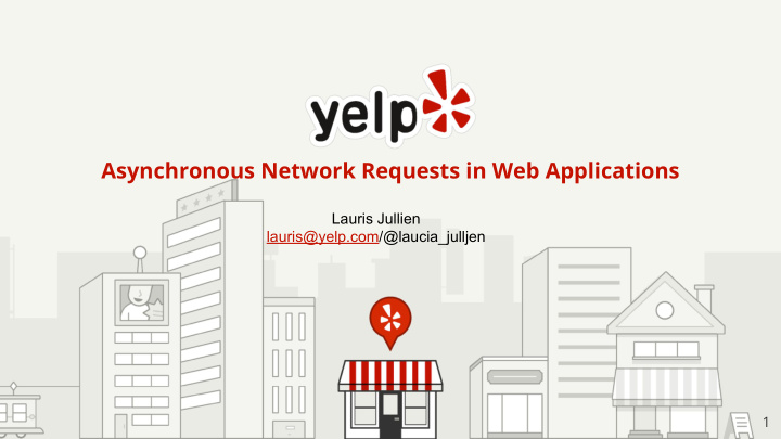 asynchronous network requests in web applications