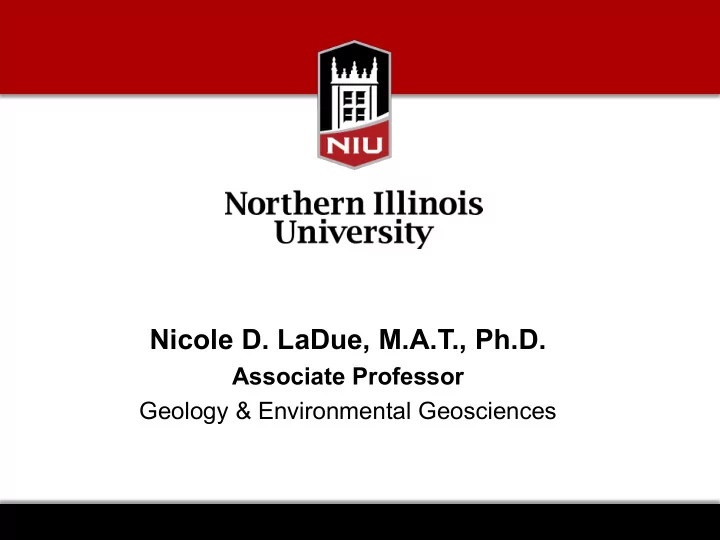 nicole d ladue m a t ph d