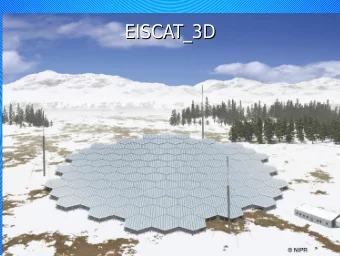 EISCAT_3D  EISCAT_3D  EISCAT Radars  Kiruna, Sweden  Troms, Norway  Sodankyl, Finland