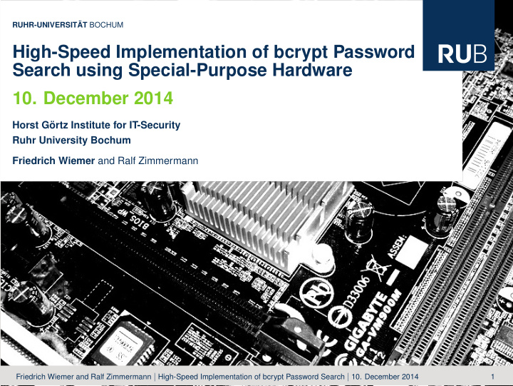 high speed implementation of bcrypt password search using