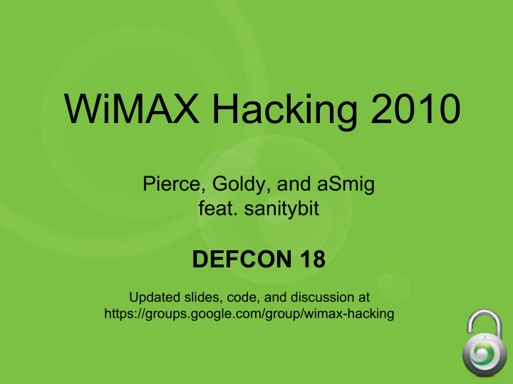 wimax hacking 2010