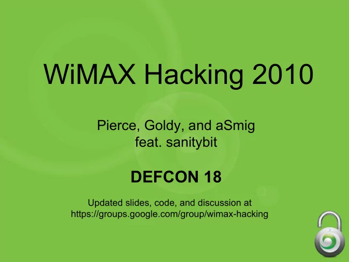 wimax hacking 2010