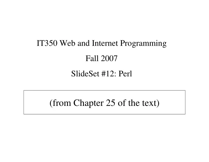 from chapter 25 of the text