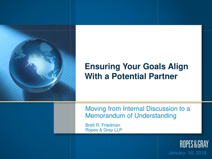 ensuring your goals align with a potential partner