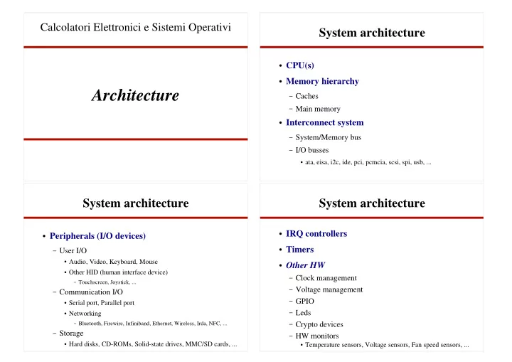architecture