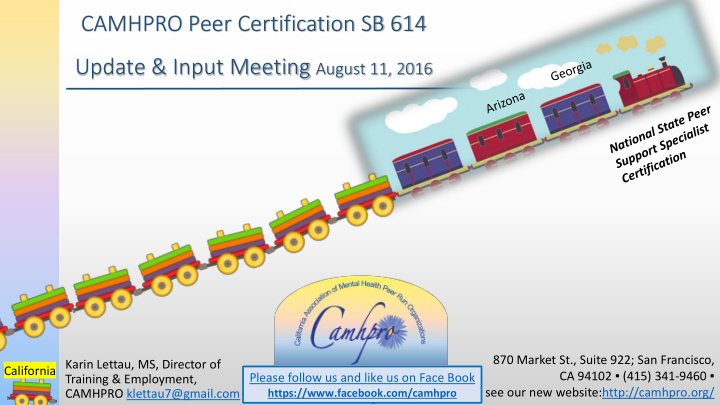 camhpro peer certification sb 614