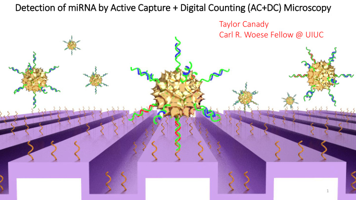 detectio ion of f mirn irna by activ tive ca capture dig