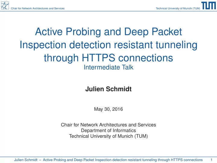 active probing and deep packet inspection detection