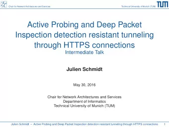 Active Probing and Deep Packet  Inspection detection resistant tunneling  through HTTPS connections