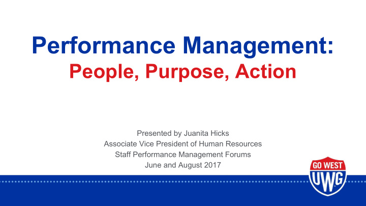 performance management