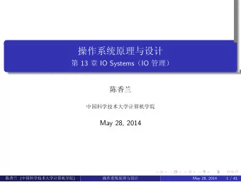 13  IO Systems  IO