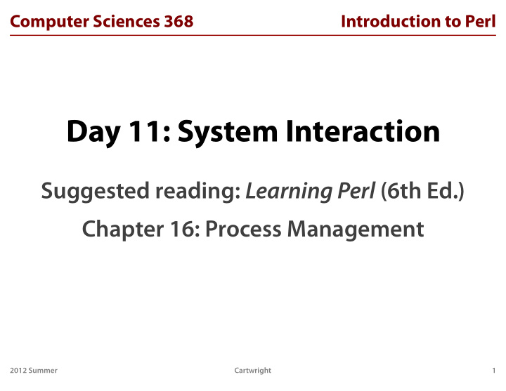 day 11 system interaction