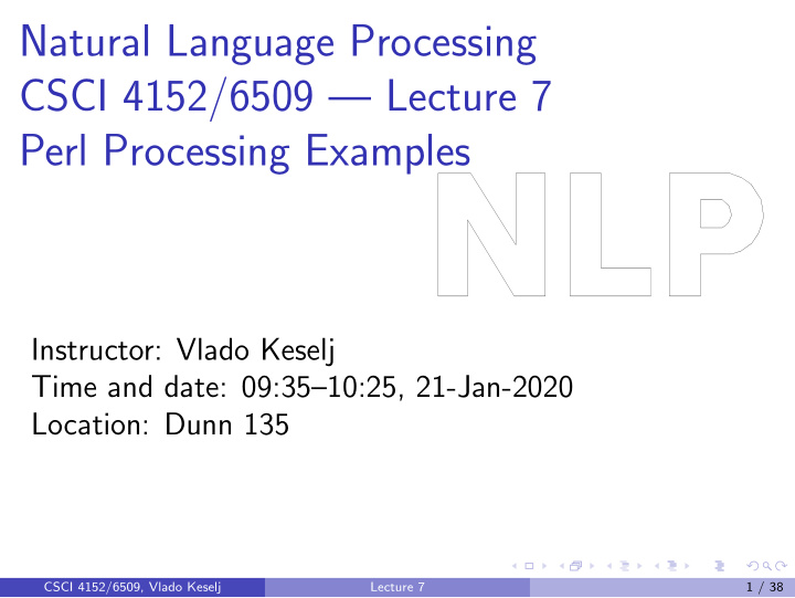 natural language processing csci 4152 6509 lecture 7 perl