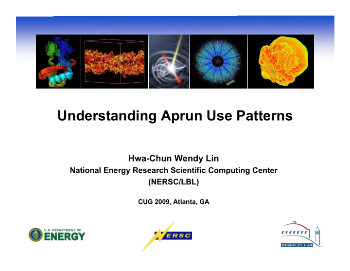 understanding aprun use patterns