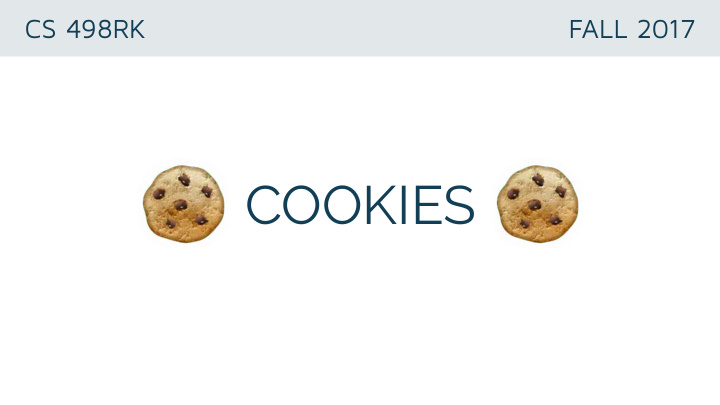 cookies how can apps maintain user state cookies