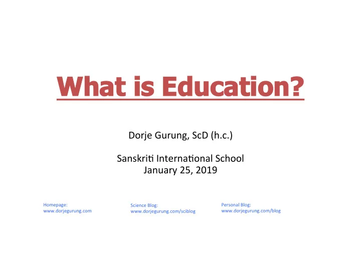 what i is e education